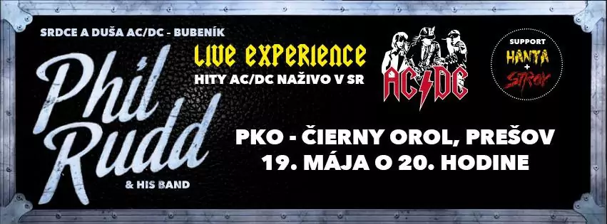 phil rudd ac dc koncert presov 2017